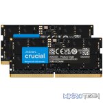 Crucial 128GB 5600MHz DDR5 SODIMM Laptop Memory Kit (2 x 64GB)