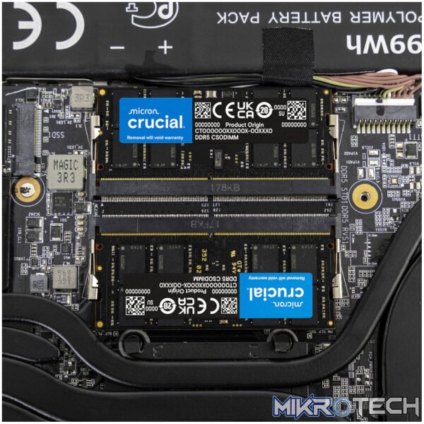 Crucial DDR5-6400 64GB CSODIMM Notebook Memory Kit (2 x 32GB) - Image 5