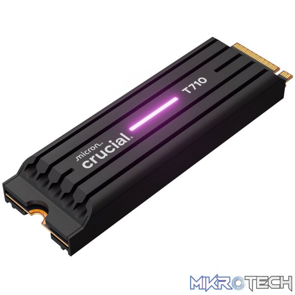Crucial T710 1TB M.2 NVMe Gen5 NAND SSD with Heatsink - Image 3