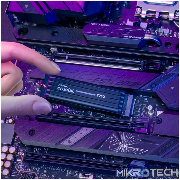 Crucial T710 2TB M.2 NVMe Gen5 NAND SSD with Heatsink - Image 5