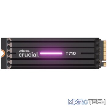 Crucial T710 4TB M.2 NVMe Gen5 NAND SSD with Heatsink