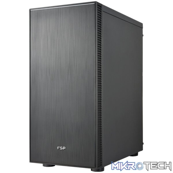 FSP CMT223S ATX Mid Tower Chassis - Black - Image 2
