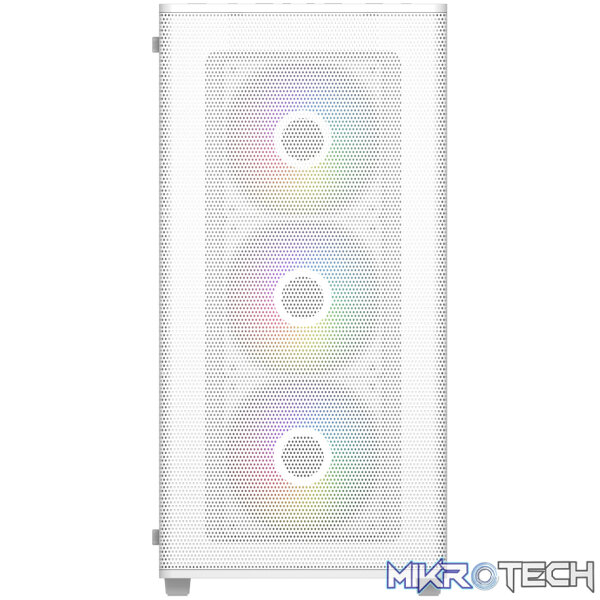 FSP M220 ATX Mid Tower Gaming Chassis - White - Image 2