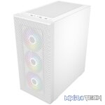 FSP M220 ATX Mid Tower Gaming Chassis - White - Image 3