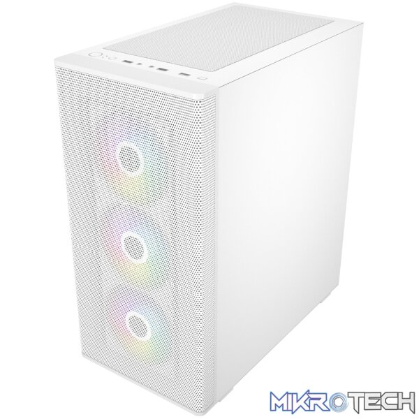 FSP M220 ATX Mid Tower Gaming Chassis - White - Image 3