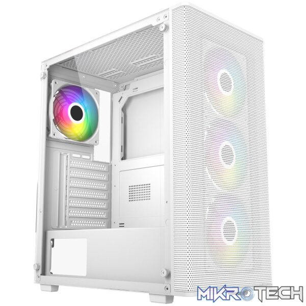 FSP M220 ATX Mid Tower Gaming Chassis - White FSP M220 ATX Mid Tower Gaming Chassis - White