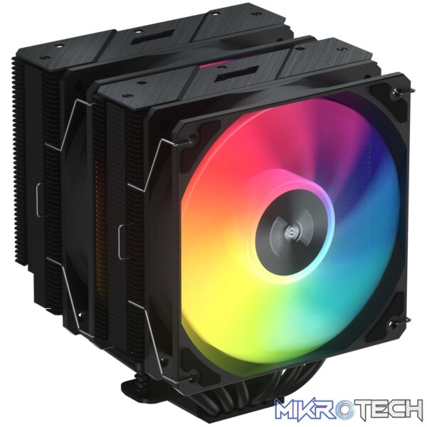 FSP MP7-BA 120mm PWM ARGB CPU Air Cooler - Black - Image 2