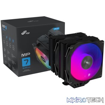 FSP MP7-BA 120mm PWM ARGB CPU Air Cooler - Black