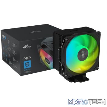 FSP NP5-BA 120mm PWM ARGB CPU Air Cooler – Black