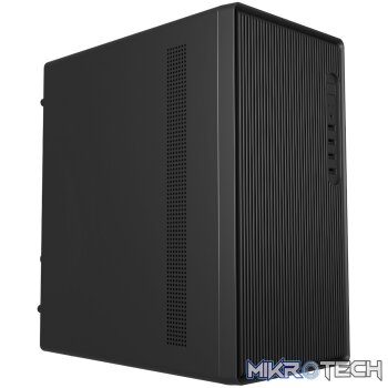 FSP S120 M-ATX Mid Tower Desktop Chassis - Black