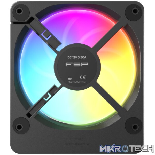 FSP ZENFAN 120mm ARGB PWM Smart Fan - Black - Image 5