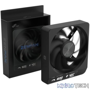 FSP ZENFAN 120mm PWM Smart Fan - Black