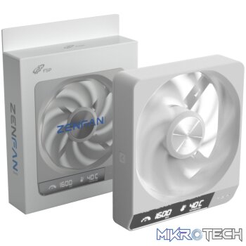 FSP ZENFAN 120mm PWM Smart Fan - White
