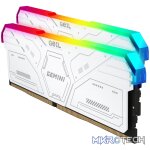 GeIL Gemini RGB 32GB DDR5 6000MHz Desktop Gaming Memory Kit (2 x 16GB) – White - Image 4