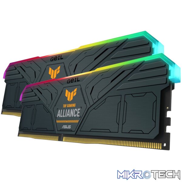 GeiL Gemini TUF RGB 32GB DDR5 6000MHz Desktop Gaming Memory Kit (2 x 16GB) – Grey - Image 2