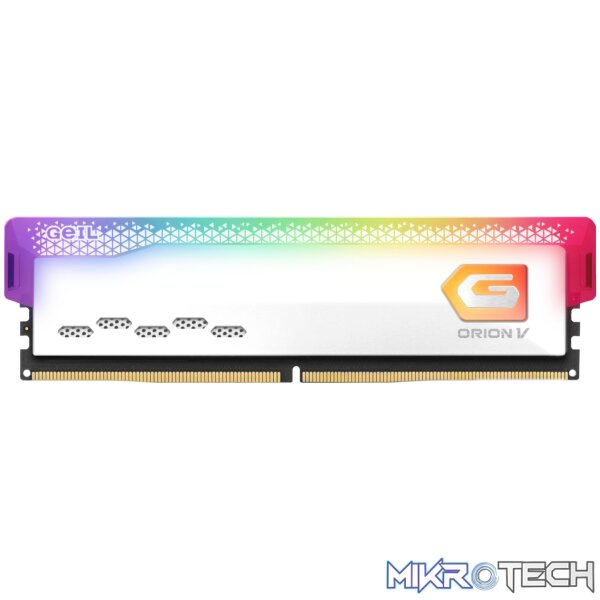 Geil Orion V RGB 16GB 6000MHz DDR5 Desktop Gaming Memory - White Geil Orion V RGB 16GB 6000MHz DDR5 Desktop Gaming Memory - White