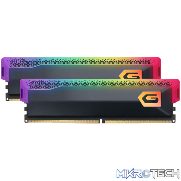 Geil Orion V RGB 32GB 6000MHz DDR5 Desktop Gaming Memory Kit (2 x 16GB) – Grey - Image 2