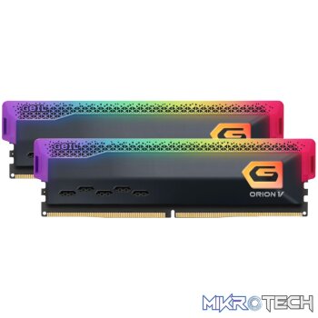 Geil Orion V RGB 32GB 6000MHz DDR5 Desktop Gaming Memory Kit (2 x 16GB) – Grey