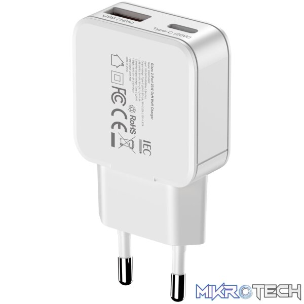 Gizzu 2-Port 20W GaN Wall Charger - Image 5