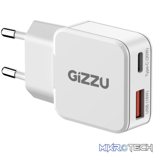 Gizzu 2-Port 30W GaN Wall Charger - Image 4