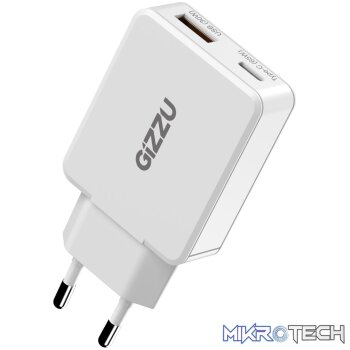 Gizzu 2-Port 65W GaN Wall Charger