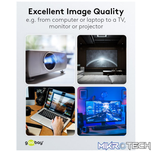 Goobay DisplayPort to HDMI Adapter Cable - Image 6