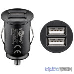 Goobay Dual-USB 12W Car Charger