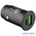 Goobay Dual-USB Fast USB-C PD 27W Car Charger - Image 2