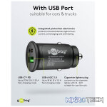 Goobay Dual-USB Fast USB-C PD 27W Car Charger - Image 7