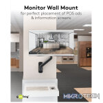 Goobay Single Monitor Wall Mount from 17" to 32" - Image 10