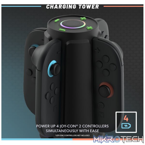 Hyperkin Power Beacon Joy-Con 2 Charging Tower for Nintendo Switch 2 - Image 8