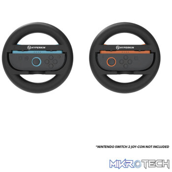 Hyperkin Racing Wheel Set for Nintendo Switch 2 Joy-Cons (2 Pack)
