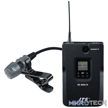 JTS RU-850LTB+CM-501 REPLACEMENT LAPEL MICROPHONE DIVERSITY UHF 614-650Mhz