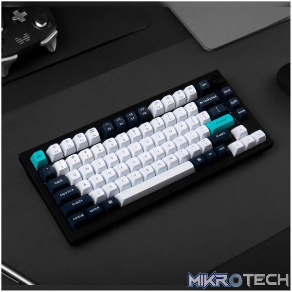 Keychron Q1 Max QMK/VIA RGB Wireless Custom Mechanical Keyboard (Gateron BANANA Switches) - Black - Image 4