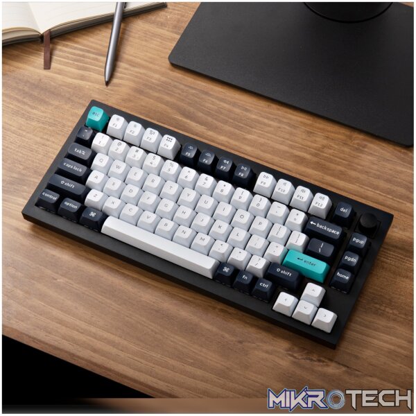 Keychron Q1 Max QMK/VIA RGB Wireless Custom Mechanical Keyboard (Gateron RED Switches) - Black - Image 5