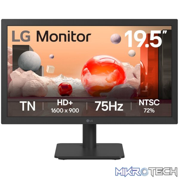 LG Essential 20" WSXGA TN Monitor 75Hz LG Essential 20" WSXGA TN Monitor 75Hz