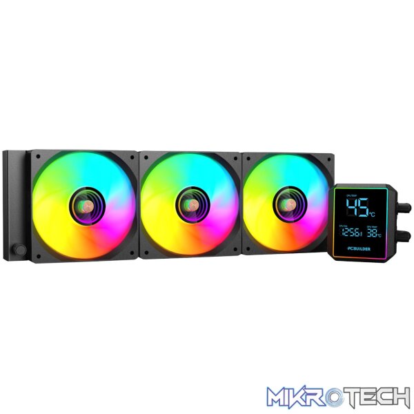 PCBuilder BLIZZARD FREEZE 360mm AIO ARGB Liquid CPU Cooler - Black PCBuilder BLIZZARD FREEZE 360mm AIO ARGB Liquid CPU Cooler - Black