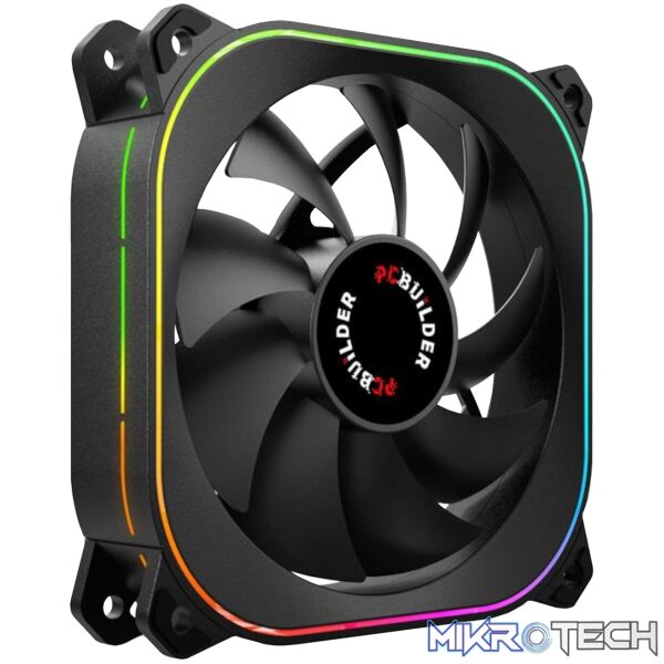 PCBuilder TORNADO CHILL 120mm ARGB Fan - Black PCBuilder TORNADO CHILL 120mm ARGB Fan - Black
