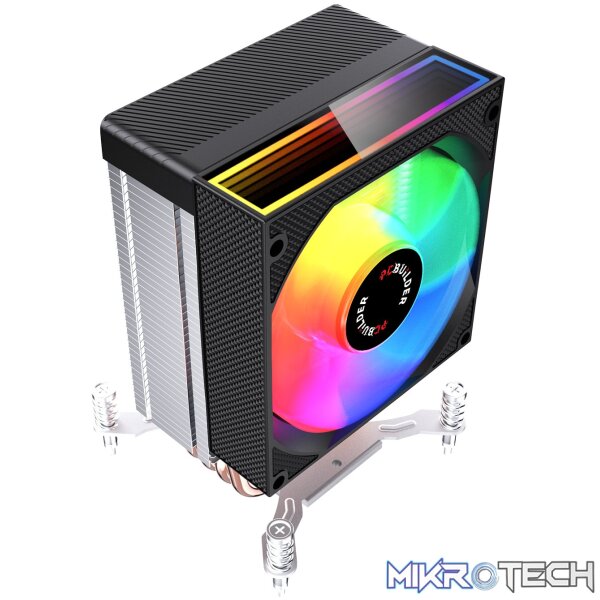 PCBuilder TYHPOON COOL 90mm Air CPU Cooler - Black - Image 2