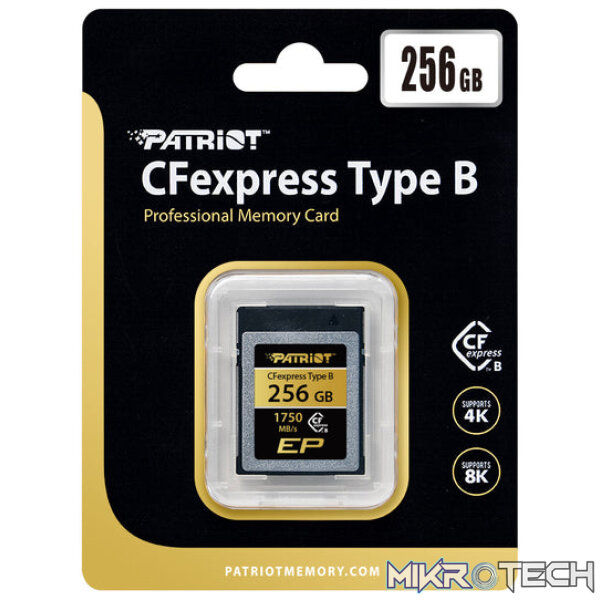 Patriot CFexpress Type B 256GB Memory Card - Image 2
