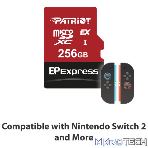 Patriot EP Series MicroSDXC Express Card for Nintendo Switch 2 - Image 3