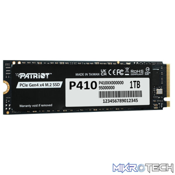 Patriot P410 PCIe Gen4 x4 M.2 2280 1TB SSD - Image 2