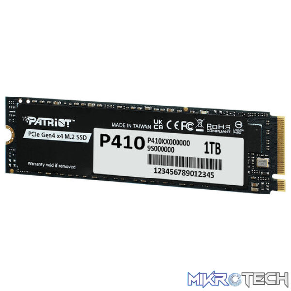 Patriot P410 PCIe Gen4 x4 M.2 2280 1TB SSD - Image 3