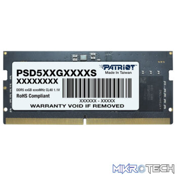 Patriot Signature Line DDR5 4800Mhz Notebook Memory