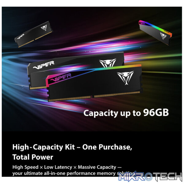 Patriot Viper Elite 5 RGB Ultra DDR5 6400MT/s Kit - Image 8