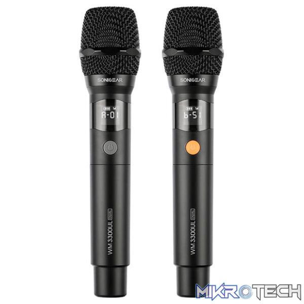 SonicGear WM 3300 UL Dual Professional UHF Wireless Microphone - Image 5