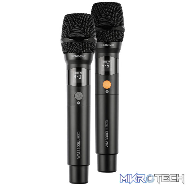 SonicGear WM 3300 UL Dual Professional UHF Wireless Microphone SonicGear WM 3300 UL Dual Professional UHF Wireless Microphone