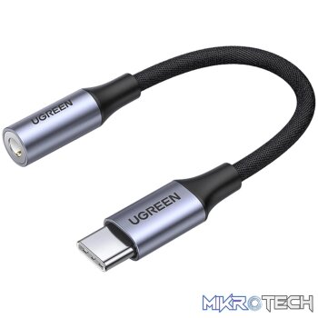 UGreen AV161 USB Type-C to 3.5mm 10cm Adapter