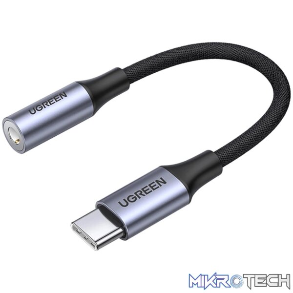 UGreen AV161 USB Type-C to 3.5mm 10cm Adapter UGreen AV161 USB Type-C to 3.5mm 10cm Adapter