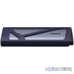 UGreen CM777 M.2 NVMe/SATA SSD Enclosure (20Gbps) – Silver - Image 2